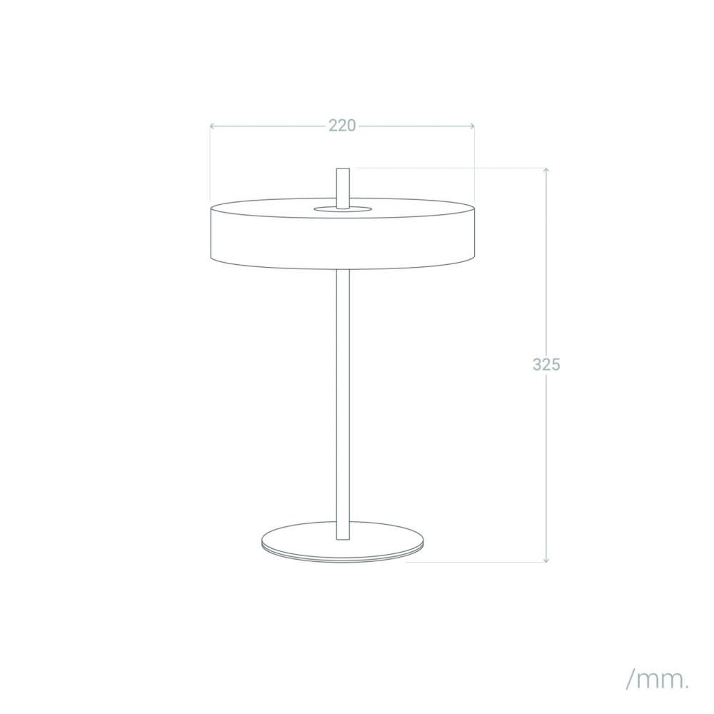 Lampe à poser en métal - vert — vue 4