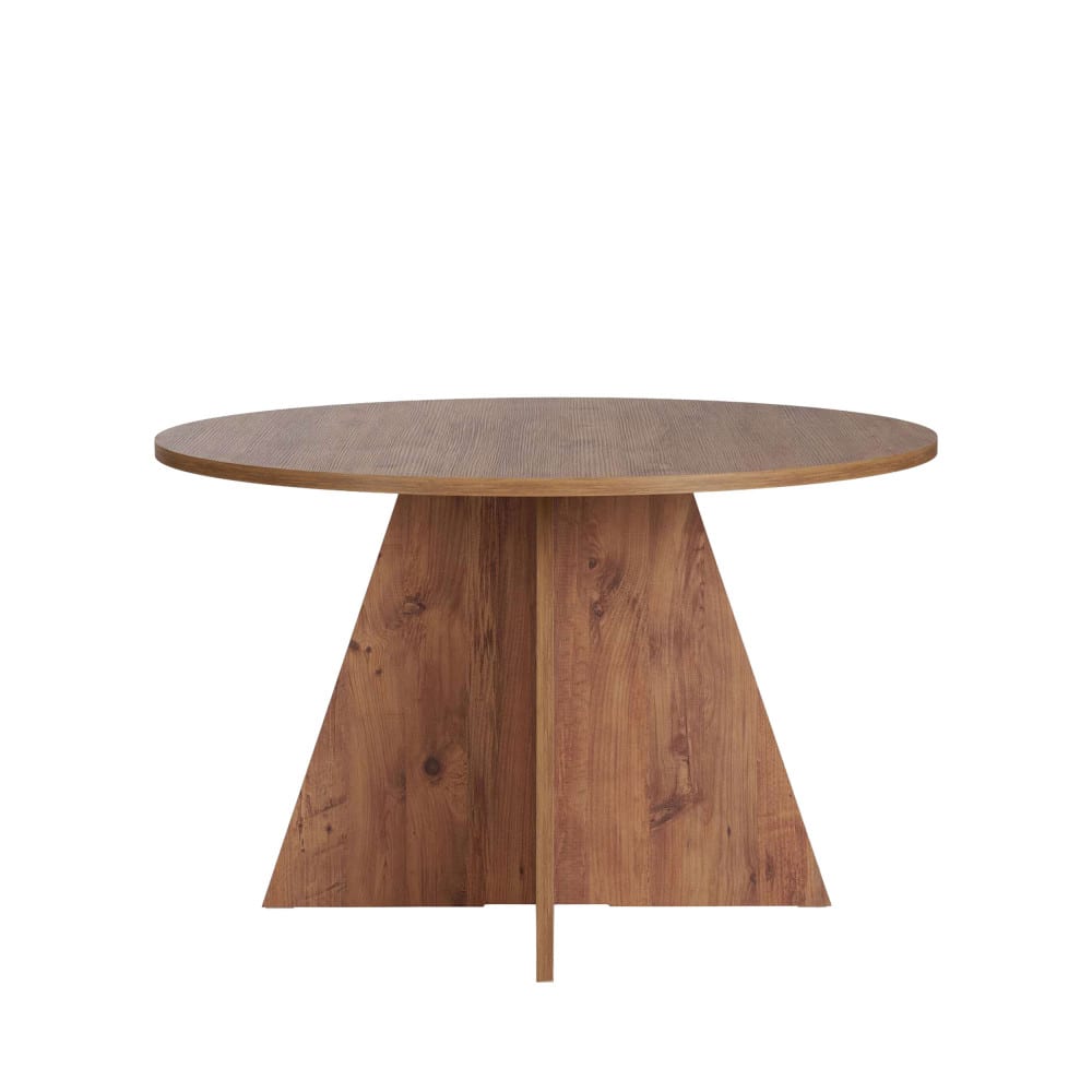 Table à manger 4 personnes ronde en bois - Bois
