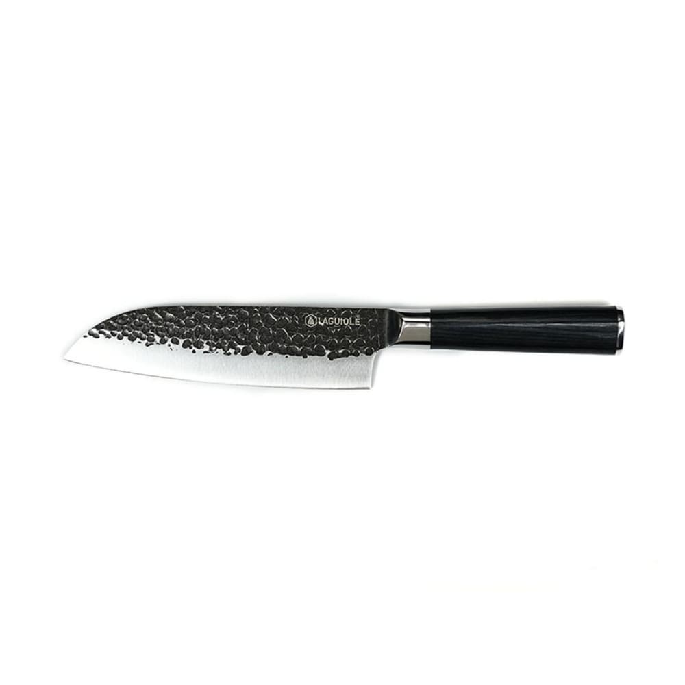 Couteau santoku noir 32cm avec étui Couteau santoku noir 32cm avec étui