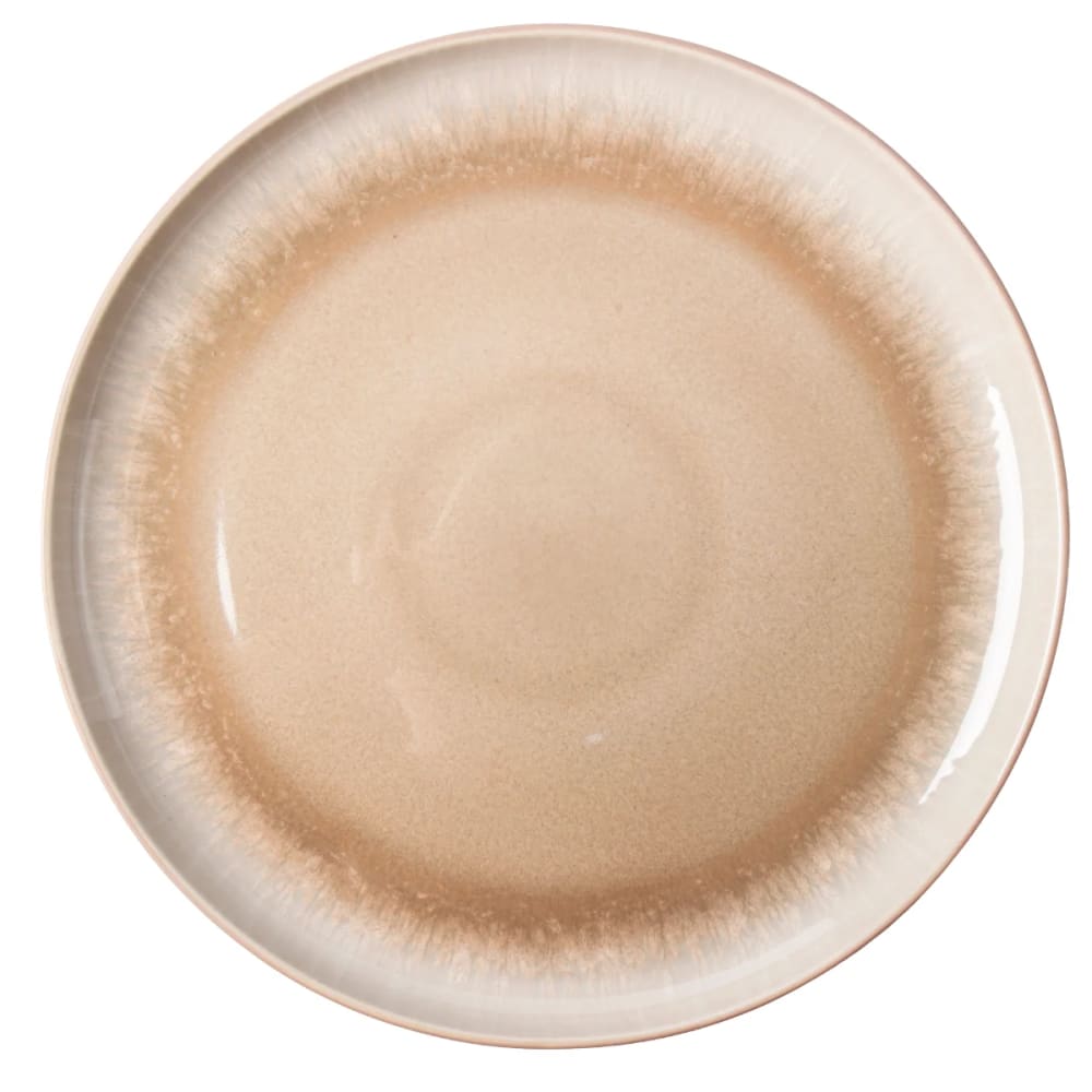 Service de table 18 pièces en grès - taupe