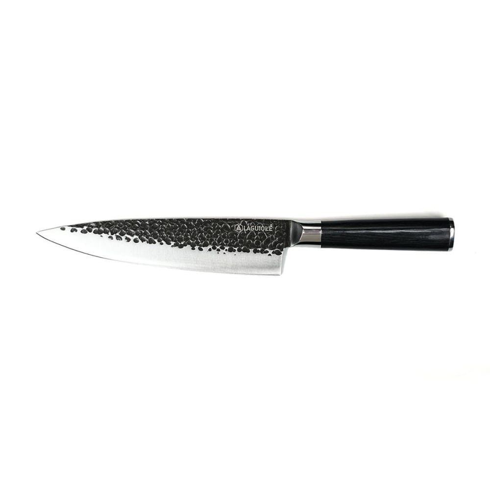 Couteau de chef noir 34cm avec étui Couteau de chef noir 34cm avec étui
