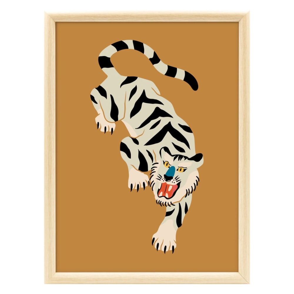 Image encadrée Tigre 30x40 cm