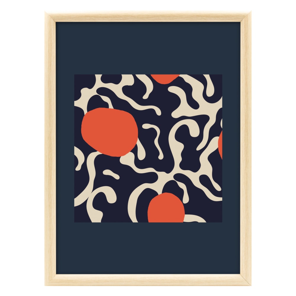 Image encadrée Algues Abstrait 30x40 cm