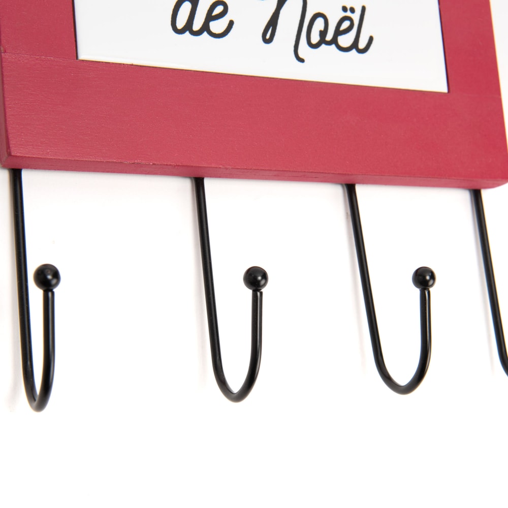 Patère pour chaussettes de Noël rouge en métal - Maisons du Monde