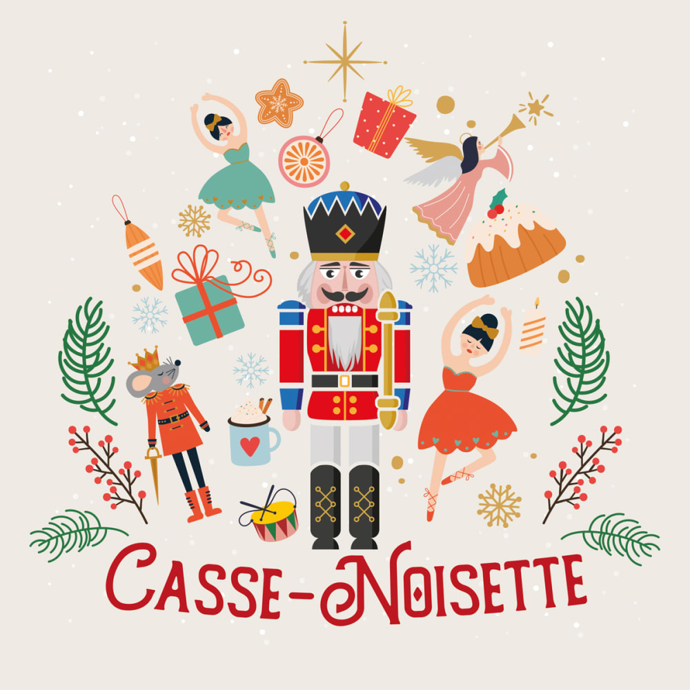 Tableau sur toile casse noisette 30x30 cm