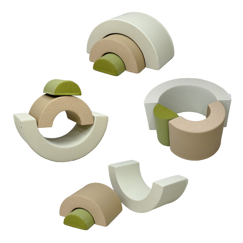 Blocs de construction en mousse arc-en-ciel, 3 pièces, mousse EPE