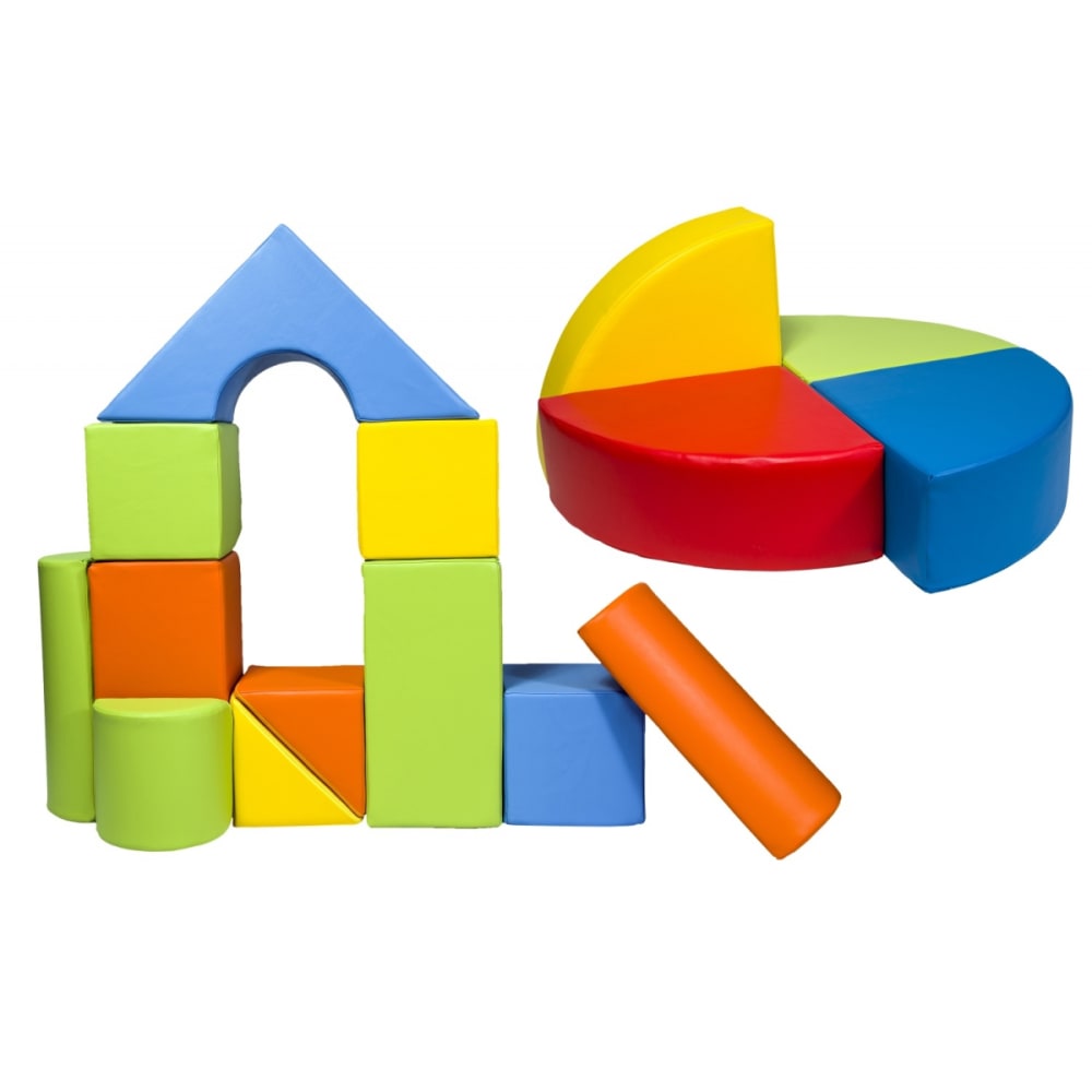 Set de 15 blocs en mousse - mix