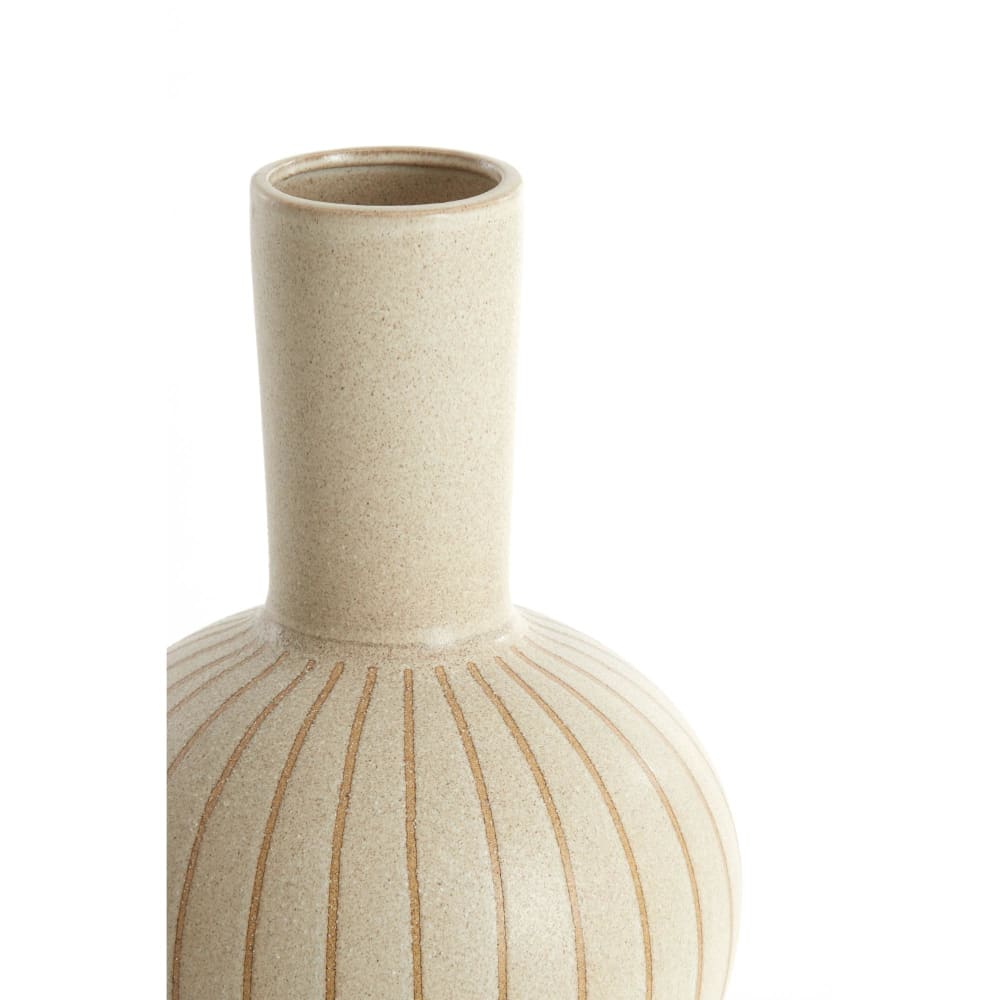 Vase céramique fine brun ø34cm