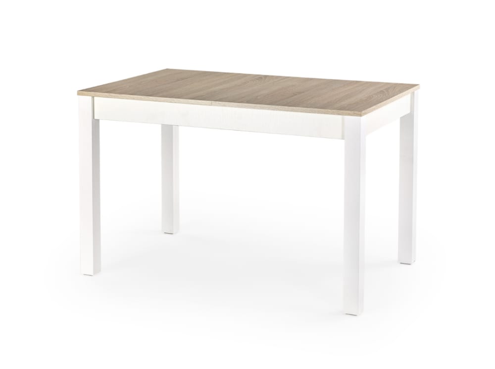 That's Casa Ausziehbarer Tisch für 4/6 Personen 118/158x75 cm Weiß Holz