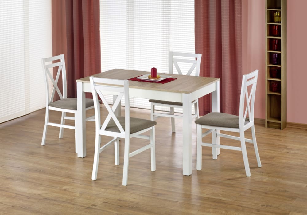 Ausziehbarer Tisch für 4/6 Personen 118/158x75 cm - Maisons Du