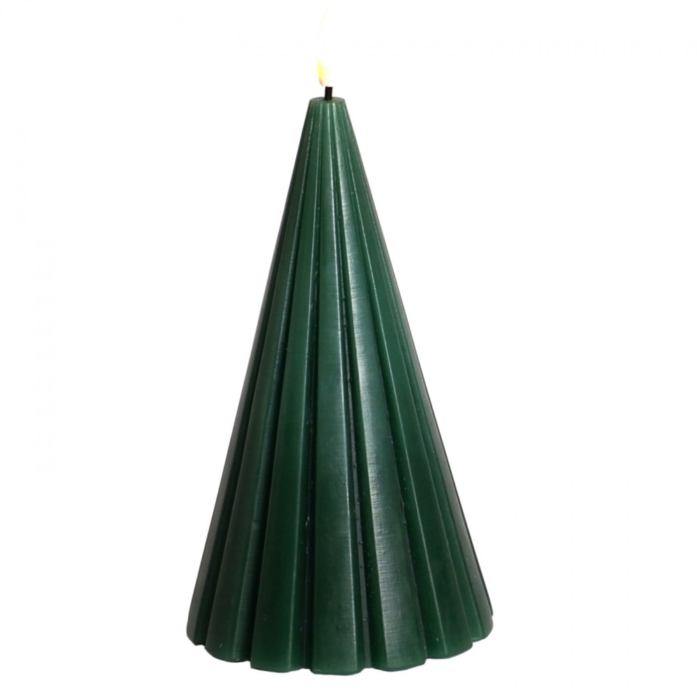 Bougie led 20cm vert Bougie led 20cm vert