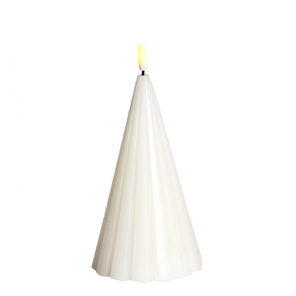 Bougie led 17cm blanc Bougie led 17cm blanc