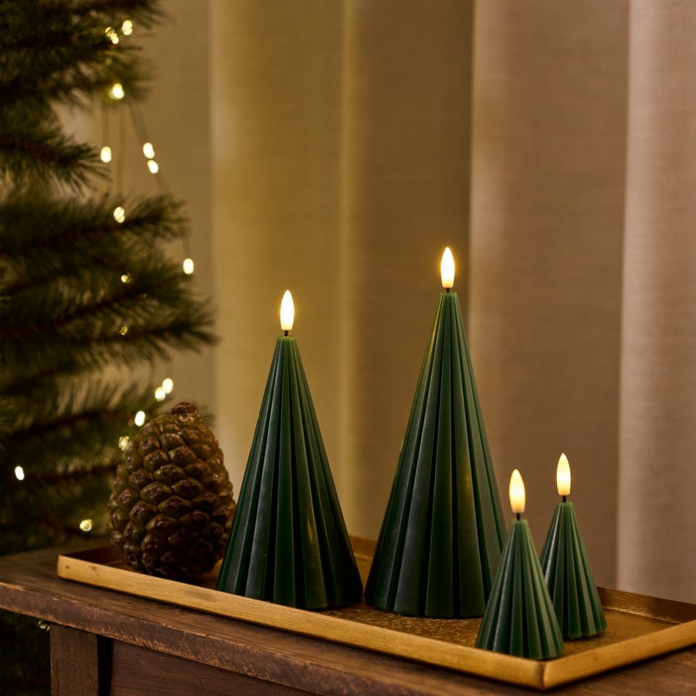 Bougie LED 17cm Blanc - Maisons du Monde