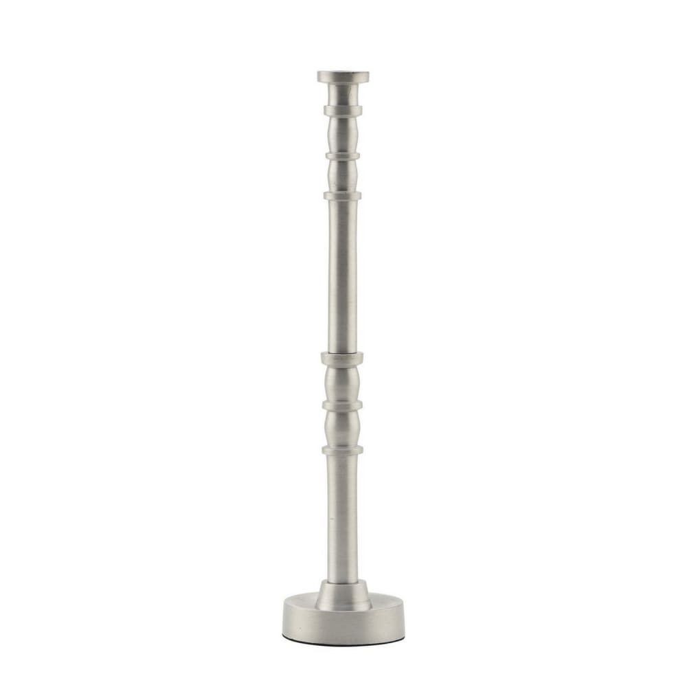Bougeoir Métal Argent 6X6