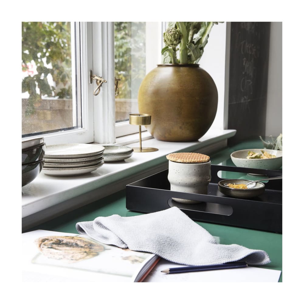 Assiette diam 16 cm Gris - Maisons du Monde