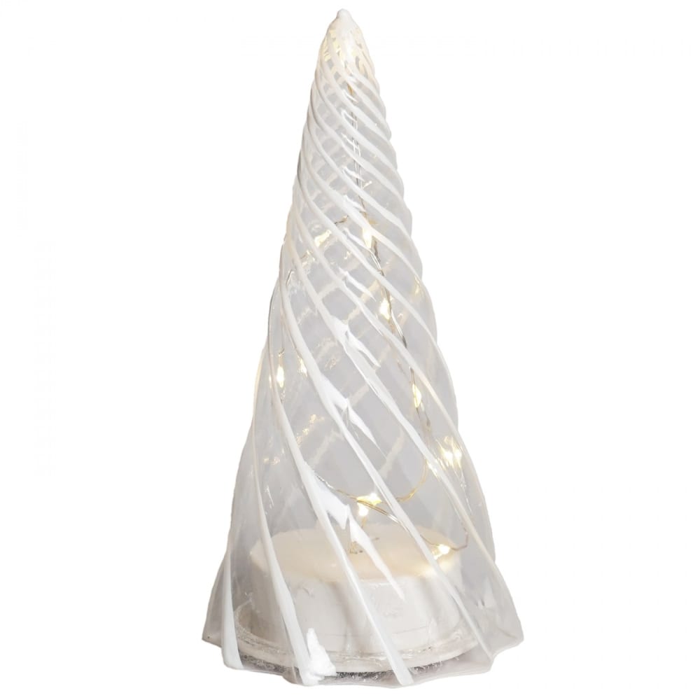 Sapin led 23cm blanc Sapin led 23cm blanc
