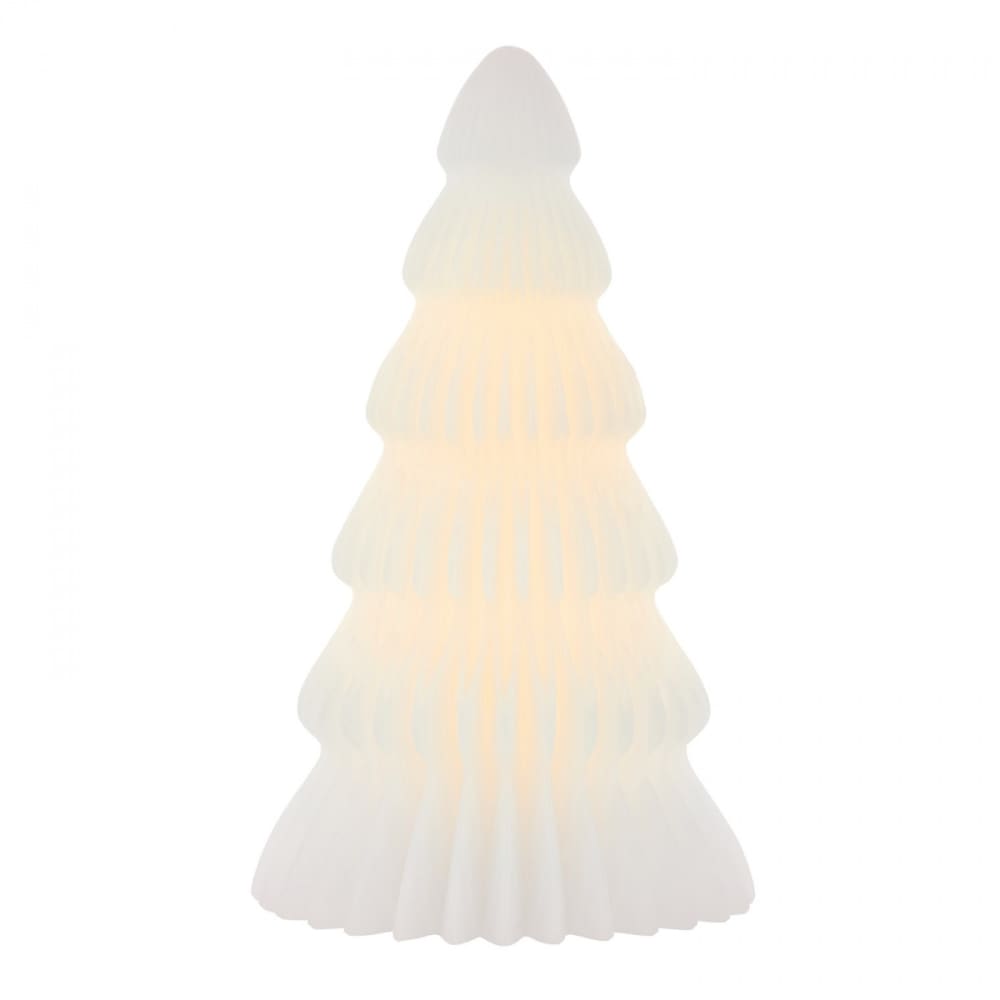 Sapin LED 19cm Blanc