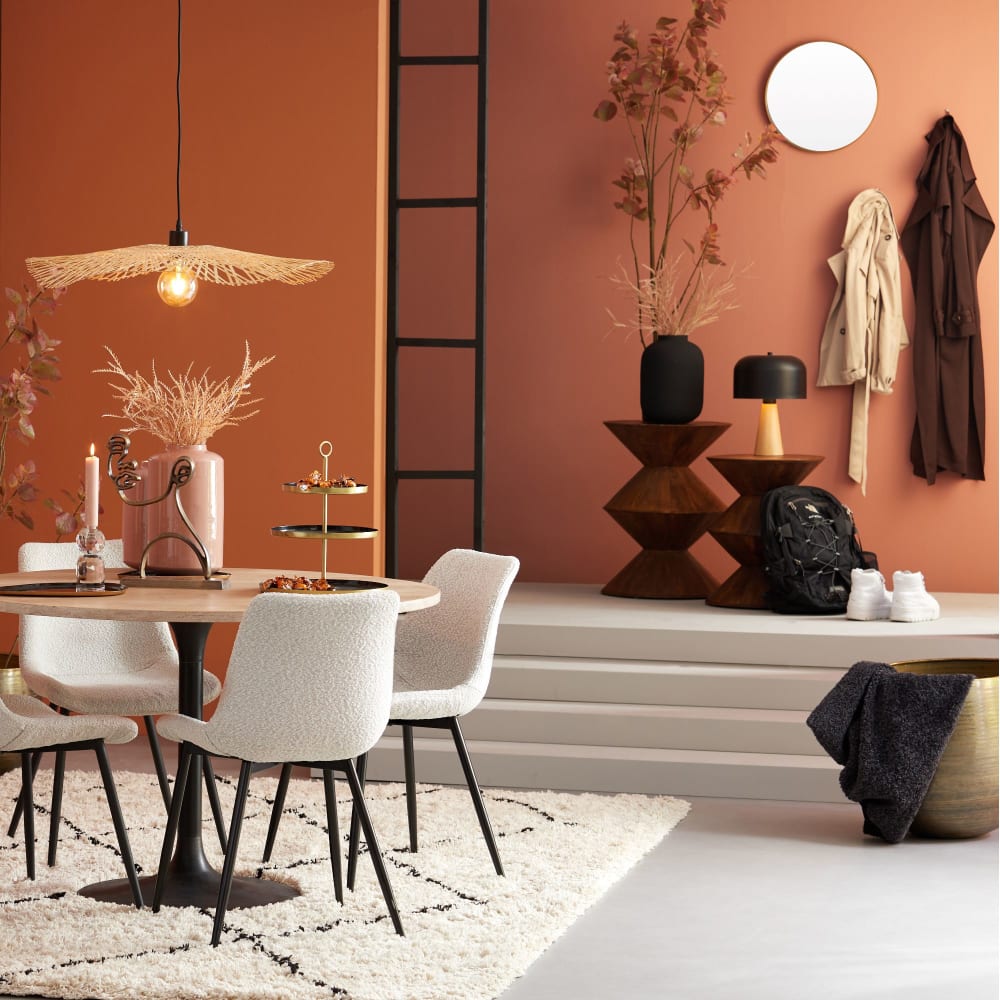 Lampe de table fer noir ø25cm — vue 3