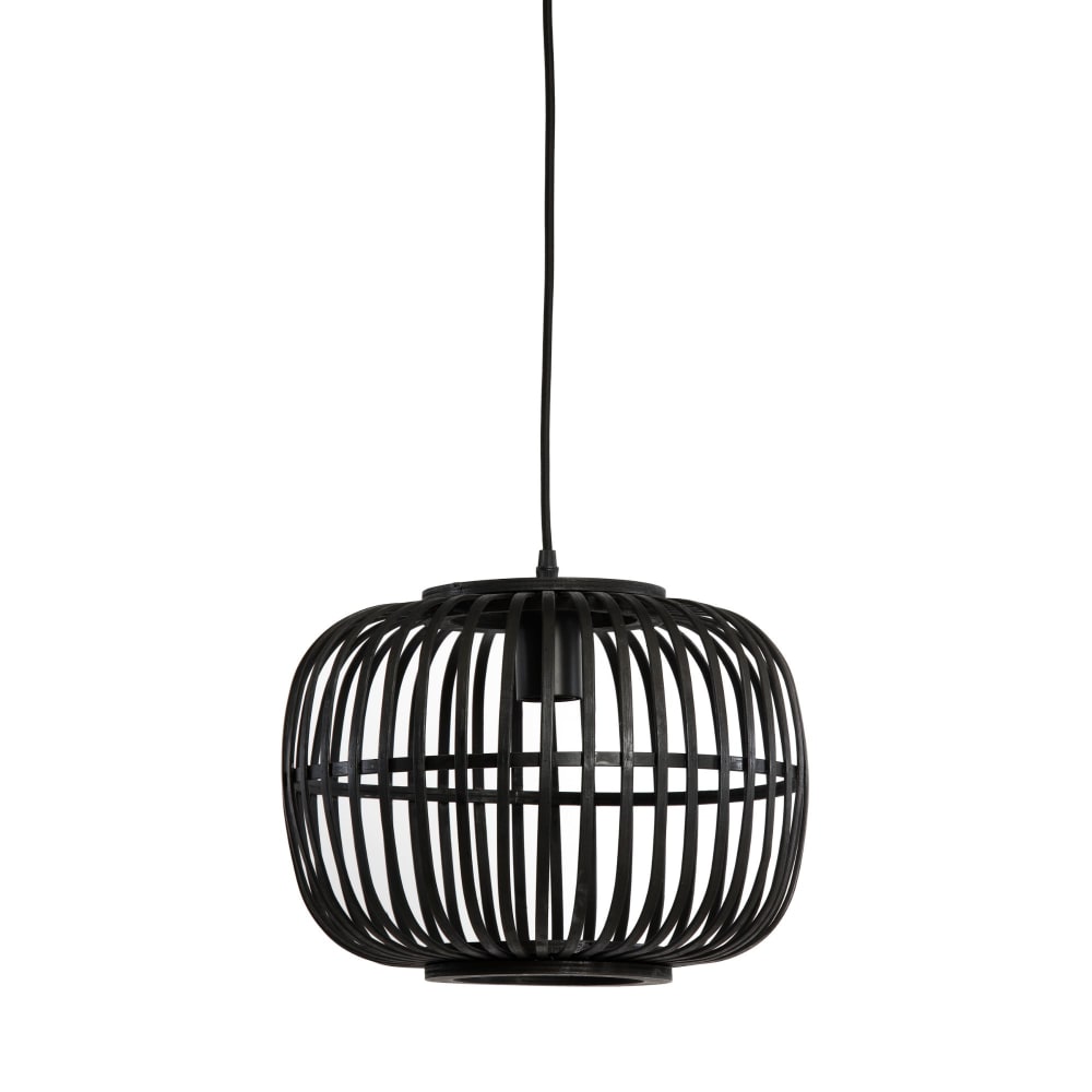 Suspension bambou noir Ø34cm