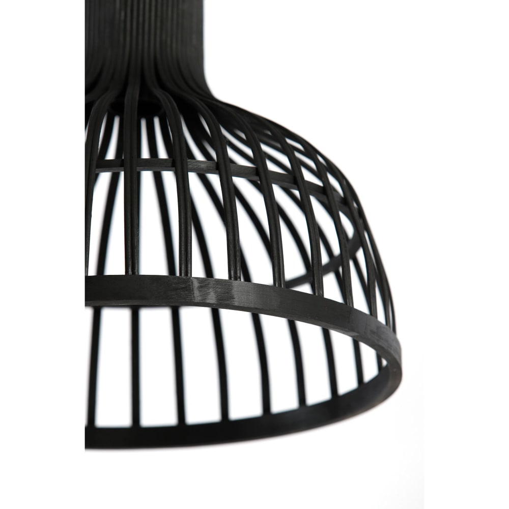 Suspension bambou noir ø35cm — vue 3