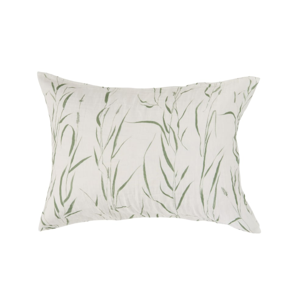 Lot de 2 taies d'oreiller gaze de coton Vulpin