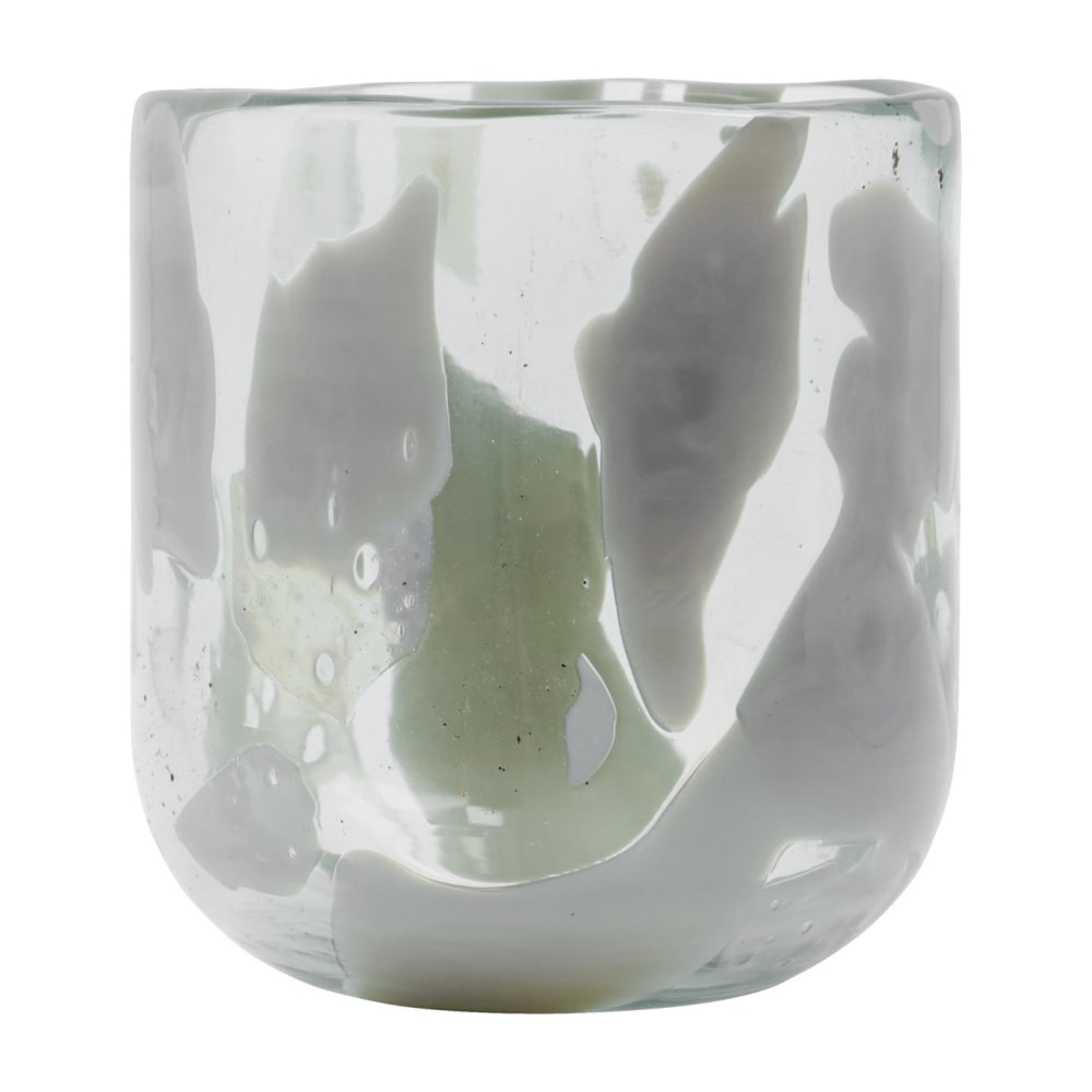 Photophore en verre maison sable — vue 4