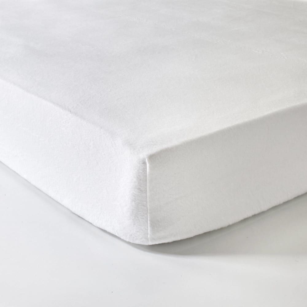 Protège matelas en coton bonnet 40 cm 80 x 200 cm