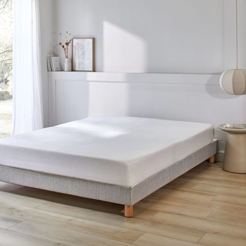 Protège matelas en coton bonnet 40 cm 70 x 190 cm