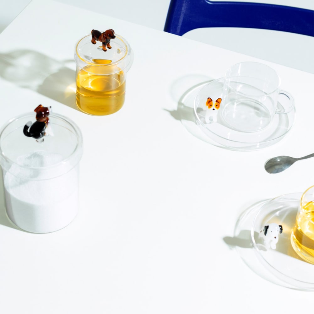 Tasse à thé caniche Transparent - Maisons du Monde