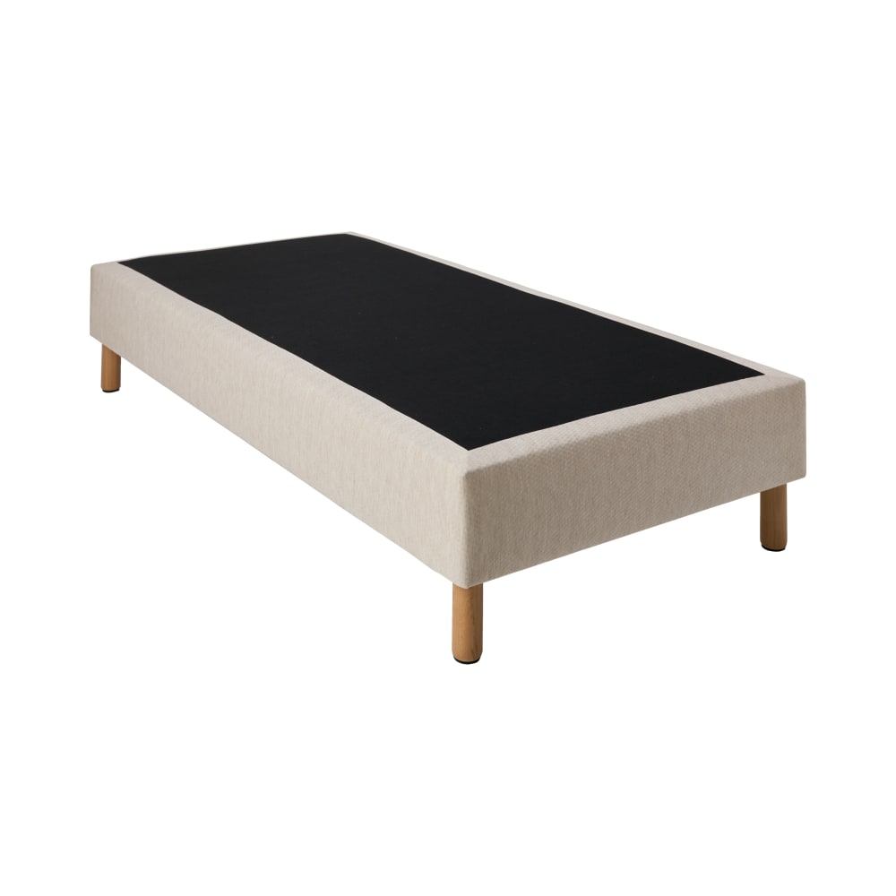 Sommier tapissier 20 cm beige 80 x 200 cm