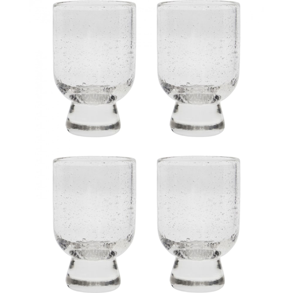 Lot de 4 verres à pied