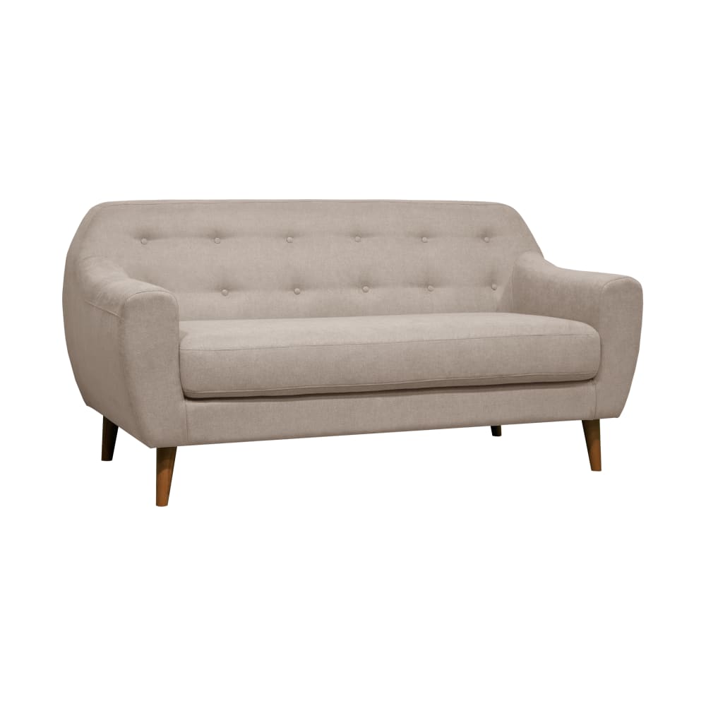 Canapé tissu 2 places crème