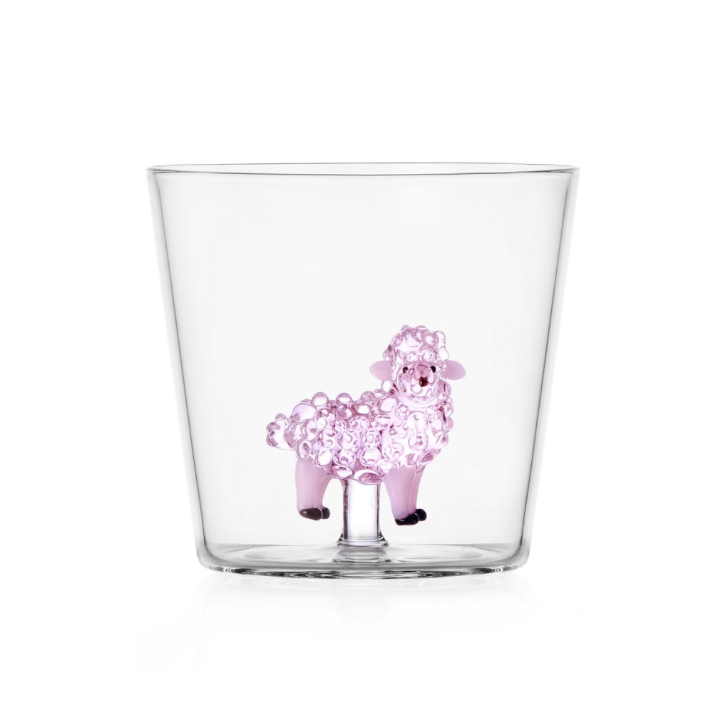 Verres rose 8x8