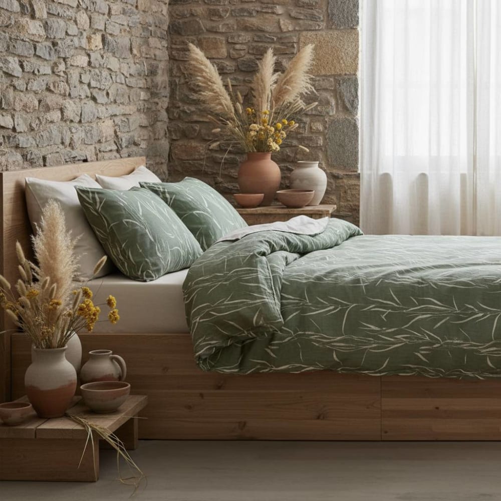 Lot de 2 taies d'oreiller gaze de coton Vulpin - Maisons du Monde