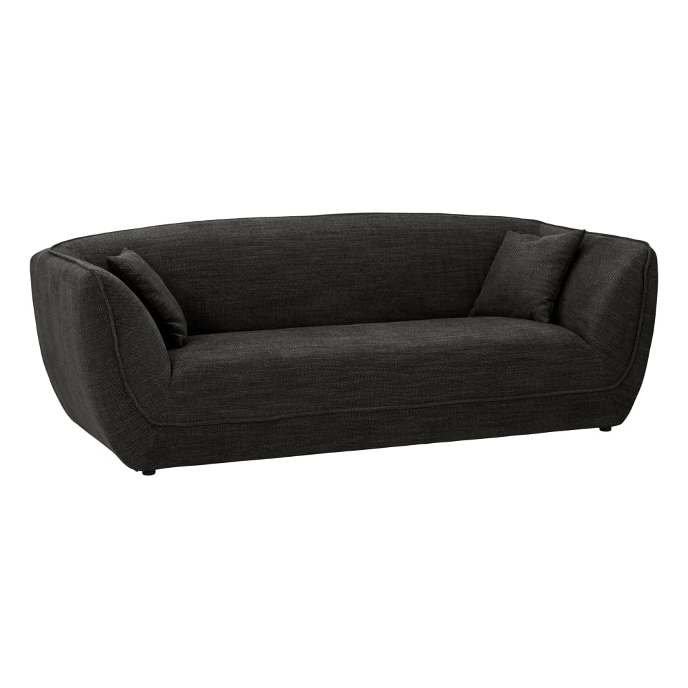 Canapé tissu 3 places anthracite