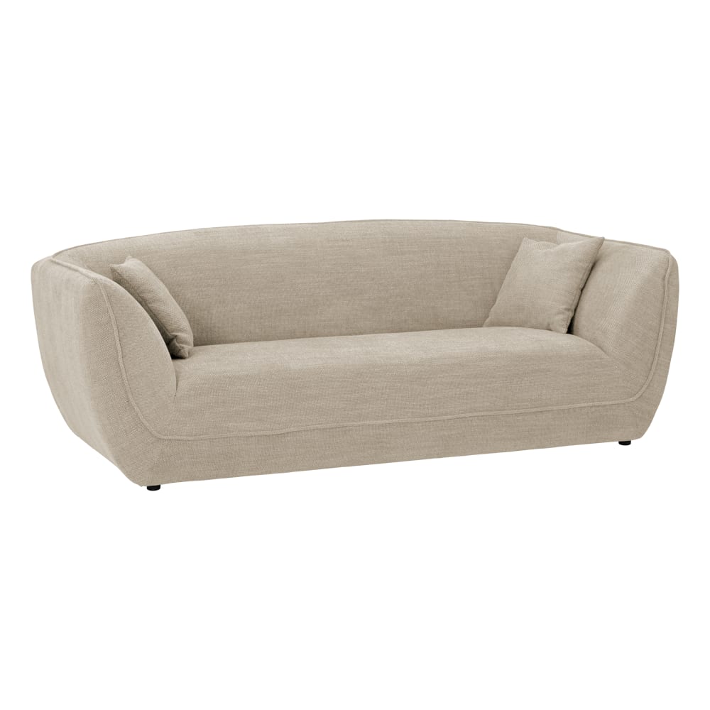 Canapé tissu 3 places naturel
