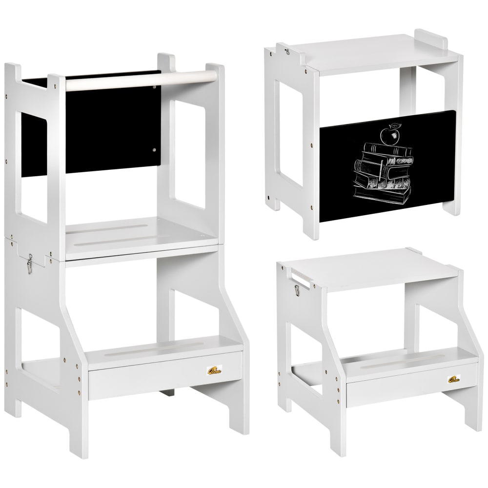 Tour d'observation enfant 3 en 1 sûr et sécurisé mdf gris
