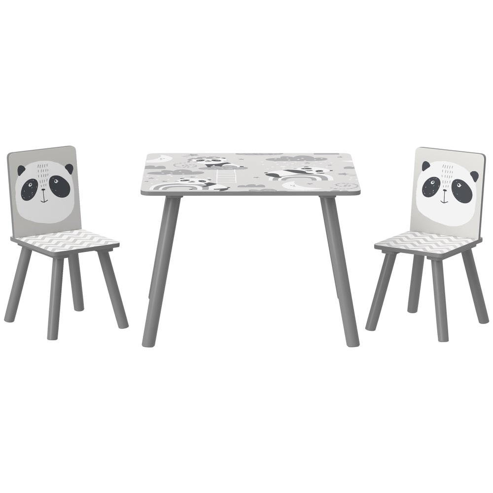 Ensemble table chaises - enfant bois