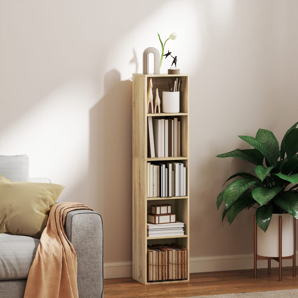 5-Etagen-Bücherregal Naturholz - Maisons Du Monde
