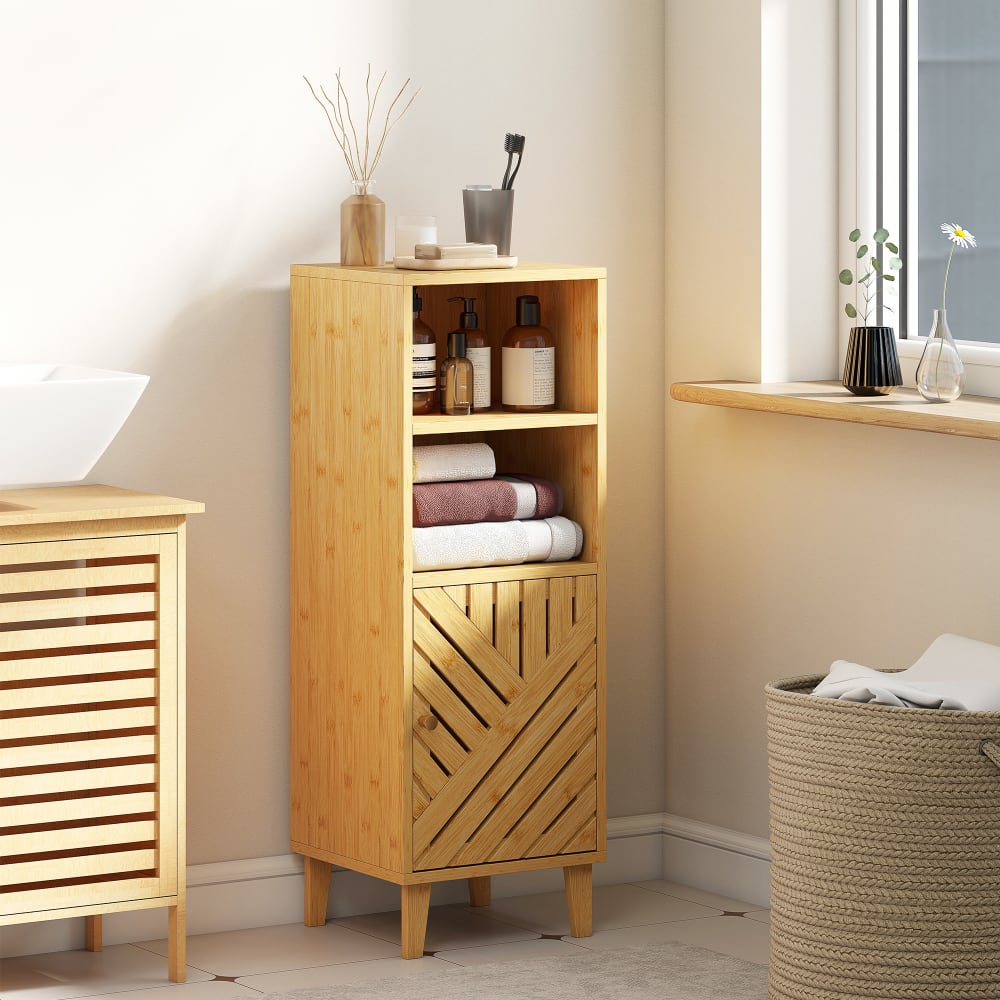 Badezimmerschrank 2-Fach, Holzoptik Naturholz - Maisons Du Monde
