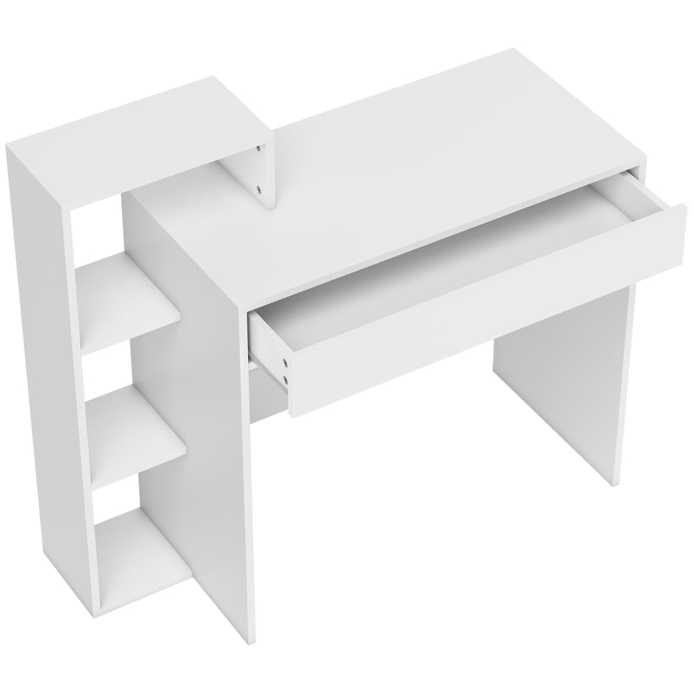 bureau avec 3 étagères - tiroir