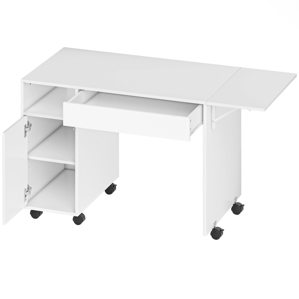 Bureau d'ordinateur sur - abattant