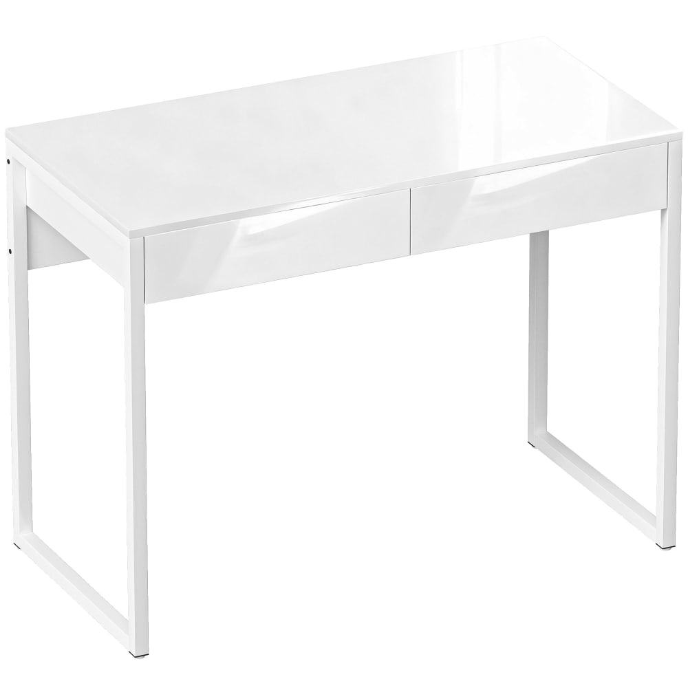 bureau avec 2 tiroirs - pied
