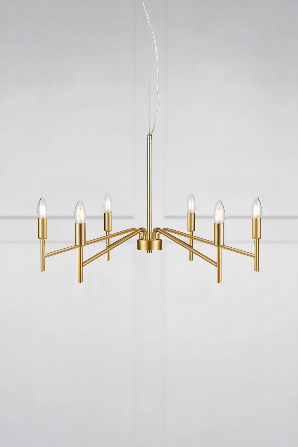Suspension 6xE14 doré — vue 3