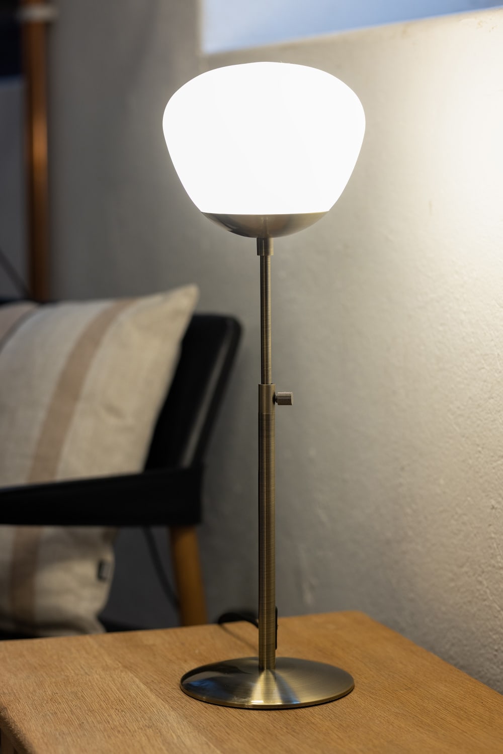 Lampe de table 1xE14 blanc et laiton antique — vue 3