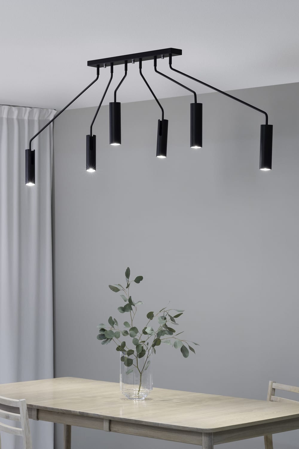 Plafonnier 6xGU10 noir — vue 3