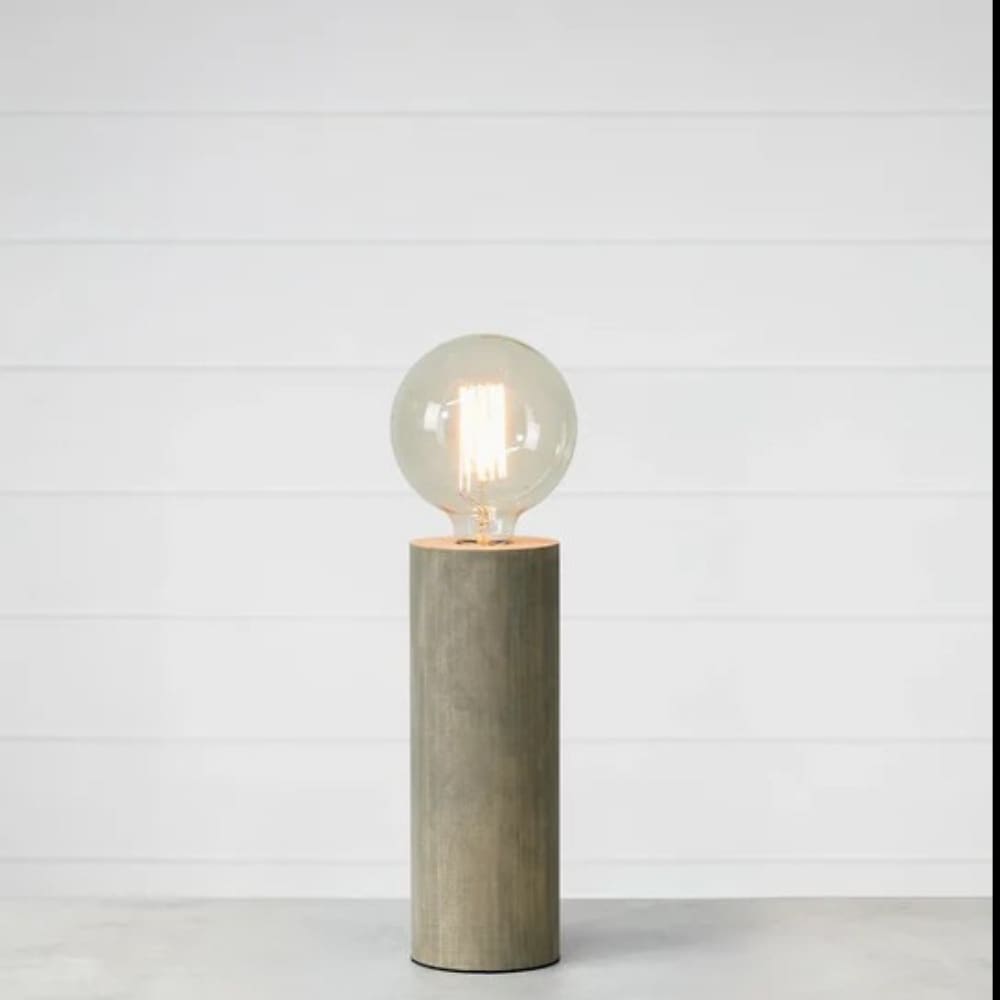 Lampe de table 1xE27 gris taché — vue 4
