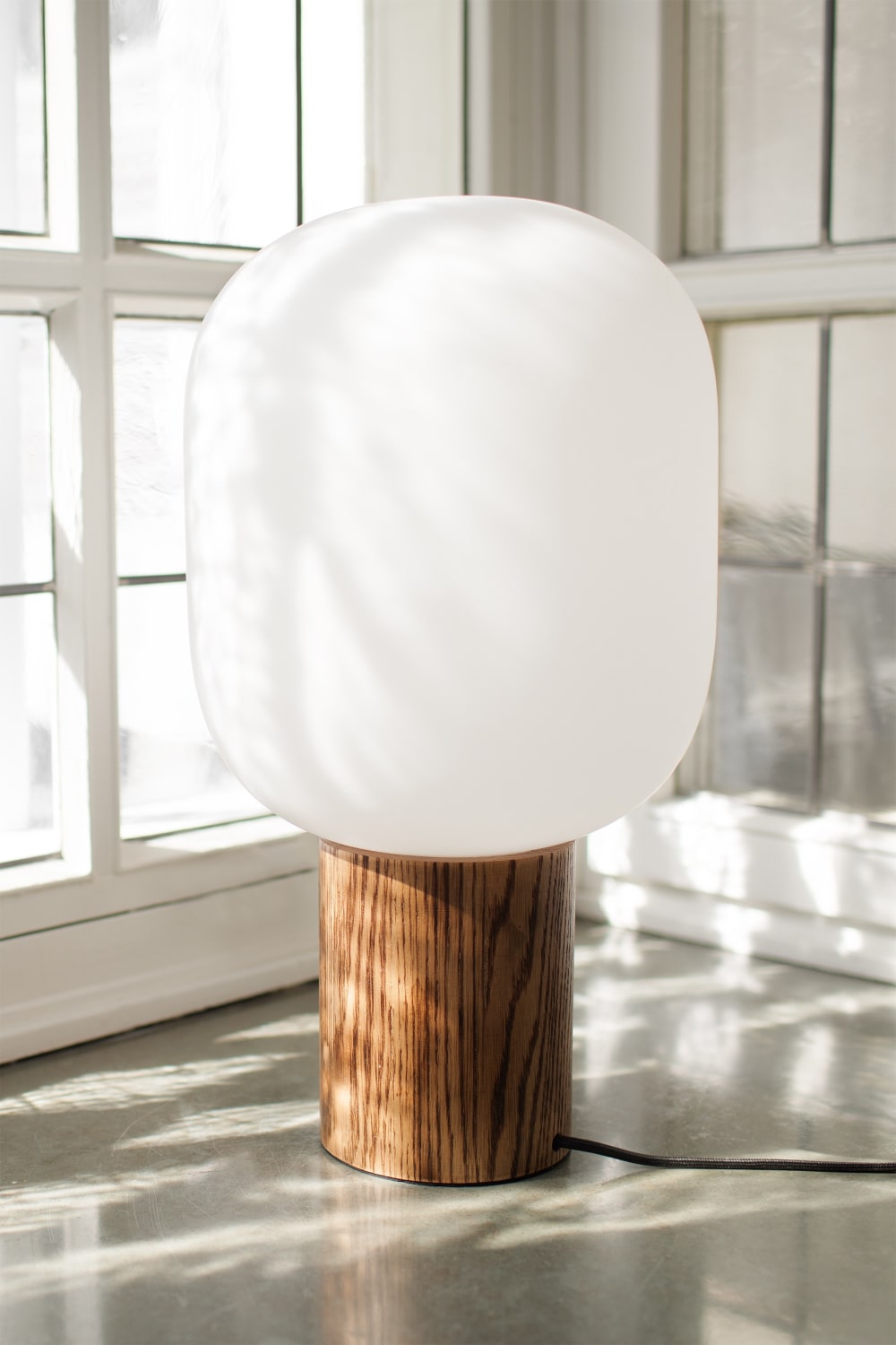 Lampe de table 1xE27 marron et blanc — vue 3
