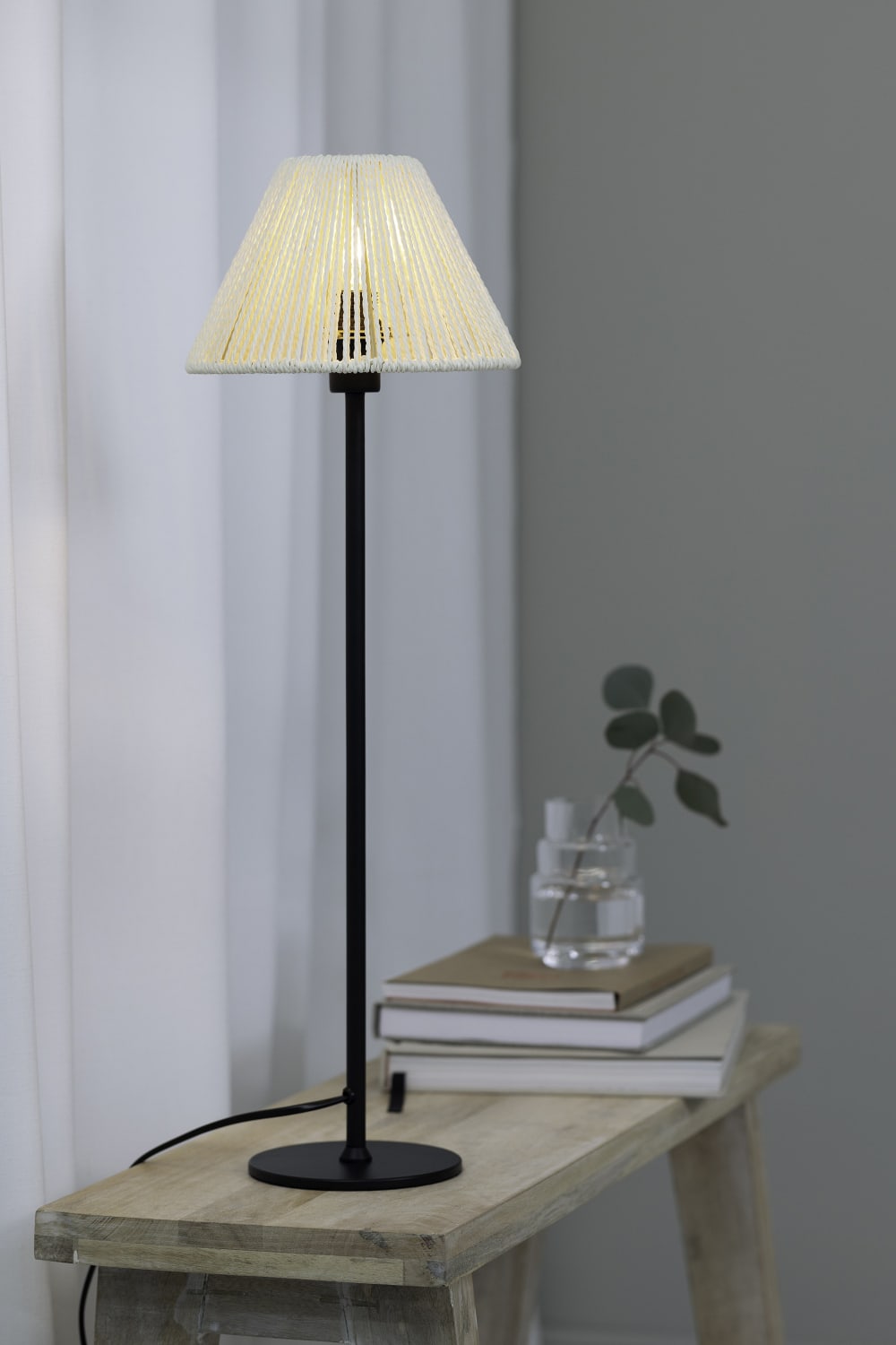 Lampe de table 1xE14 beige et noir — vue 3