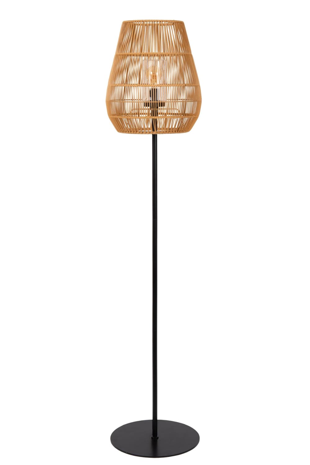 Lucide NERIDA Lampadaire Int/Ext Diam. 35 cm 1xE27 IP44 Naturel — vue 4